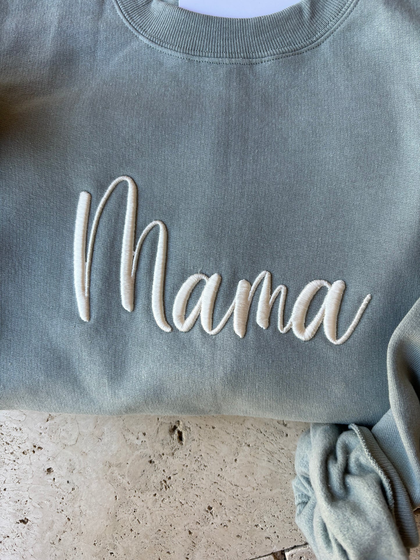 Mama Puff Embroidery Sweatshirt