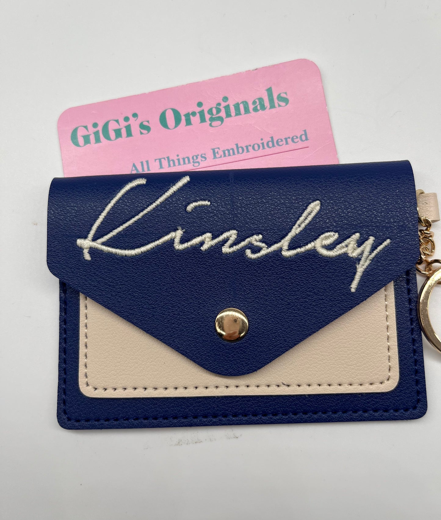 Personalized Keychain Card Wallet