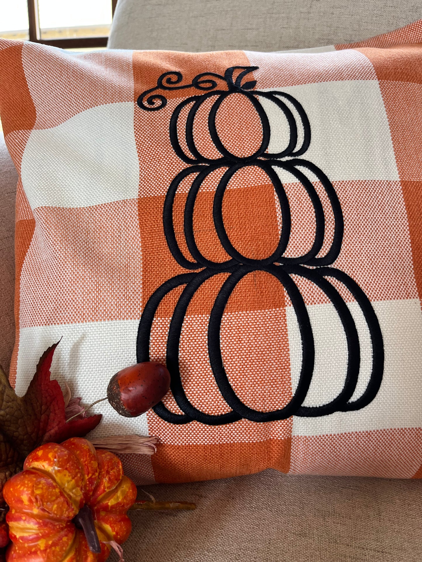 Fall Pumpkin Pillow Covers