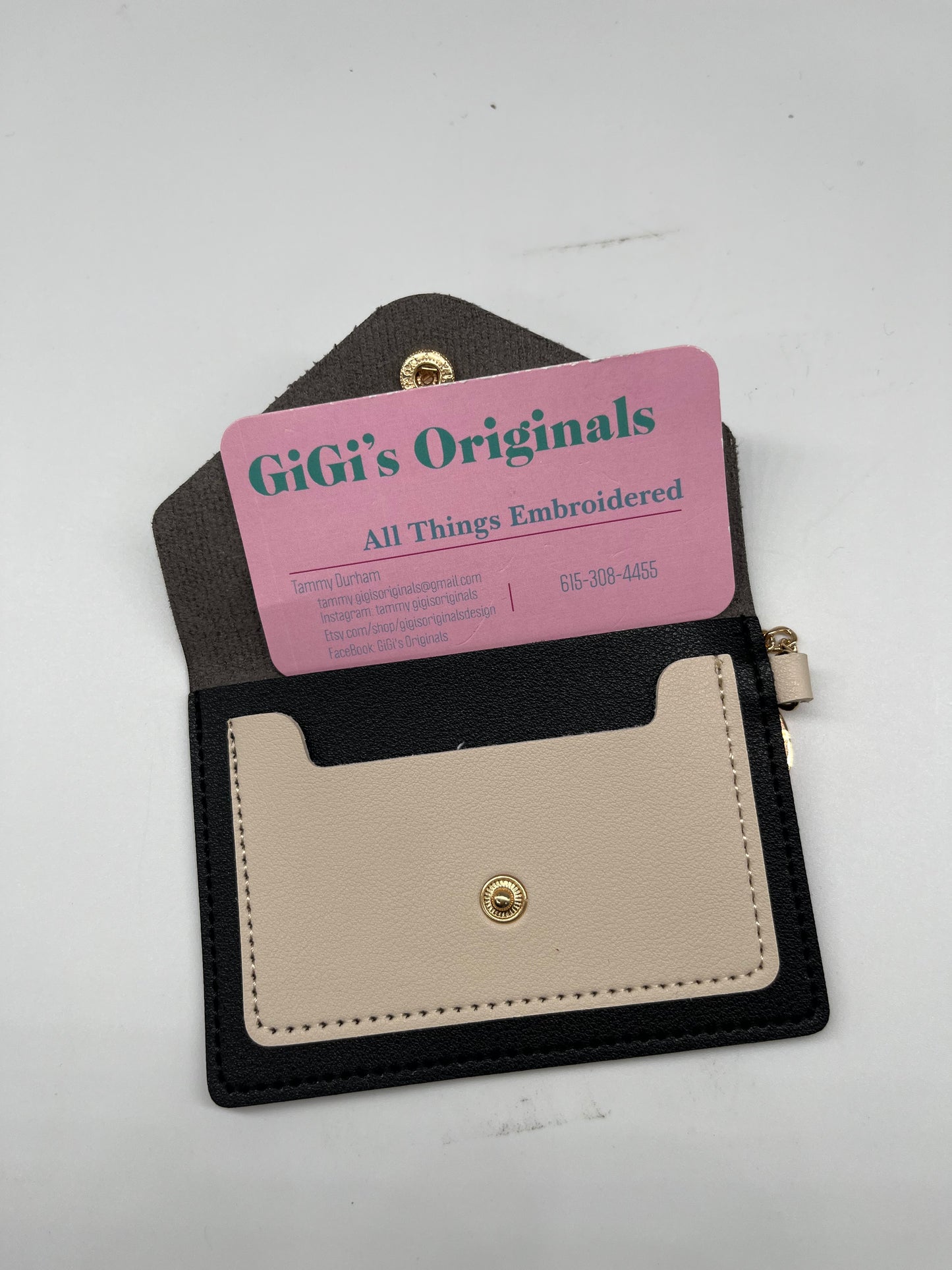 Personalized Keychain Card Wallet