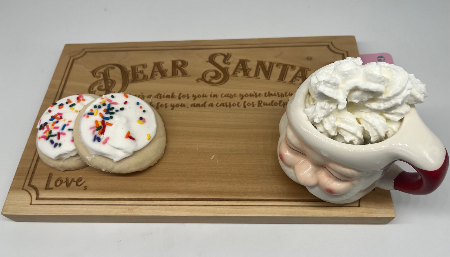 Personalized Santa Snack Tray