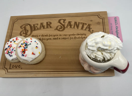 Personalized Santa Snack Tray