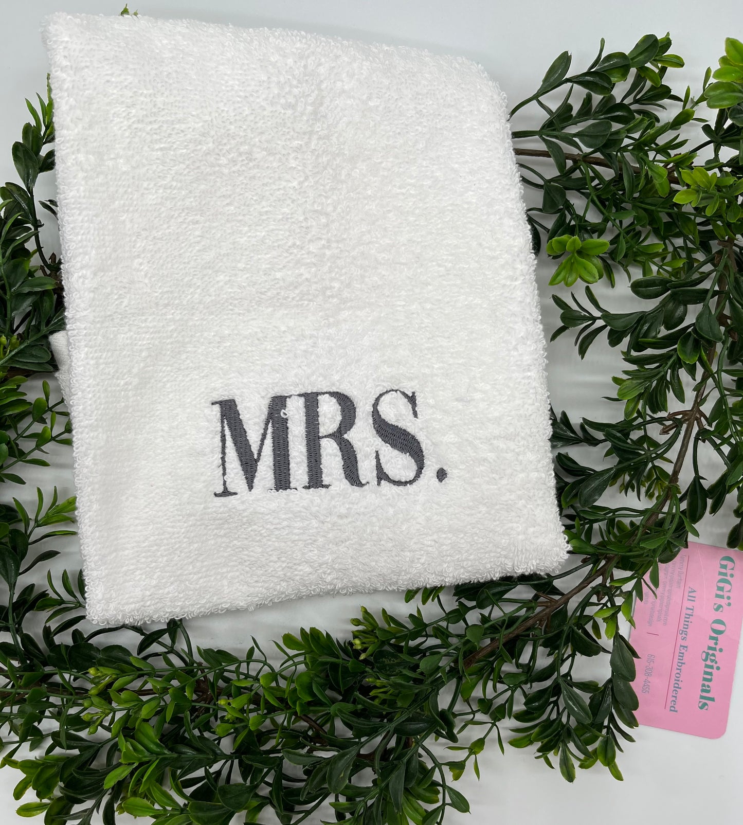 Mr. Mrs. Hand Towels