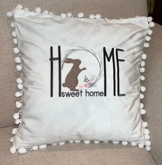 Easter Home Sweet Home Pillow Cover